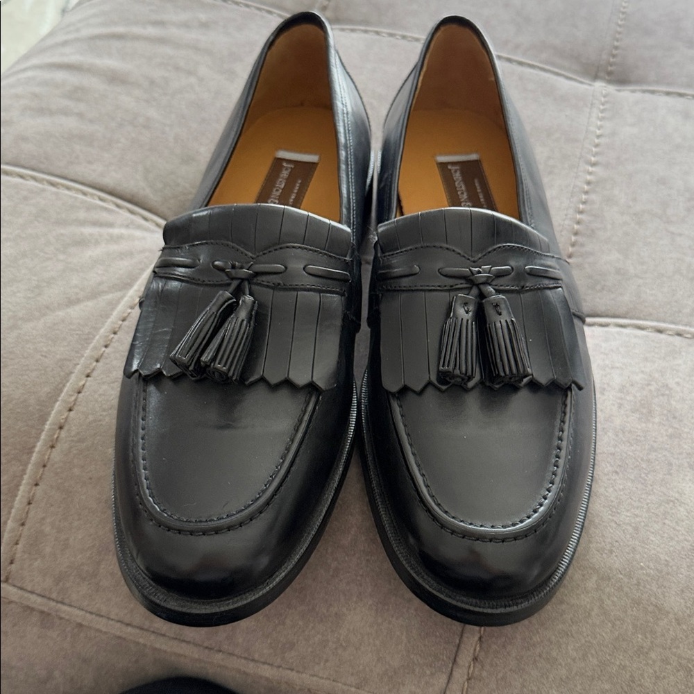 Johnston & Murphy Black Men’s tassel Loafer NEW 10.5 - Picture 6 of 6